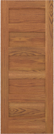 Flat  Panel   Monticello  Red  Oak  Doors